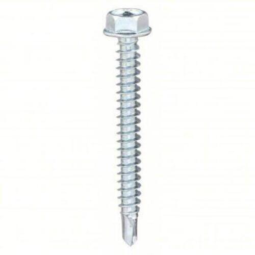 DESCRIPTION: (20) PACKS OF (50) SELF DRILLING SCREWS BRAND/MODEL: PRODUCT NUMBER #31JJ68 INFORMATION: STEEL, ZINC-PLATED, HEX WASHER SIZE: 1/4" X 3" R