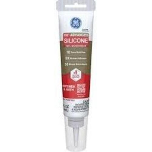 DESCRIPTION: (20) KITCHEN AND BATH ADVANCED SILICONE BRAND/MODEL: GE INFORMATION: CLEAR SIZE: 2.8 FL OZ RETAIL$: $7.92 EA QTY: 20
