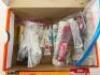 (1) BOX OF ASSORTED FROSTINGS AND ICING TUBES