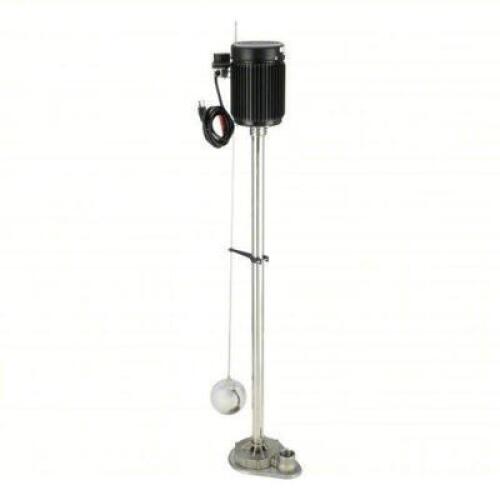 DESCRIPTION: (1) UPRIGHT PEDESTAL SUMP PUMP BRAND/MODEL: DAYTON #5URJ4 INFORMATION: 1/2 HP HP, 120V AC, 58 GPM FLOW RATE @ 10' OF HEAD, 25 FT MAX. HEA