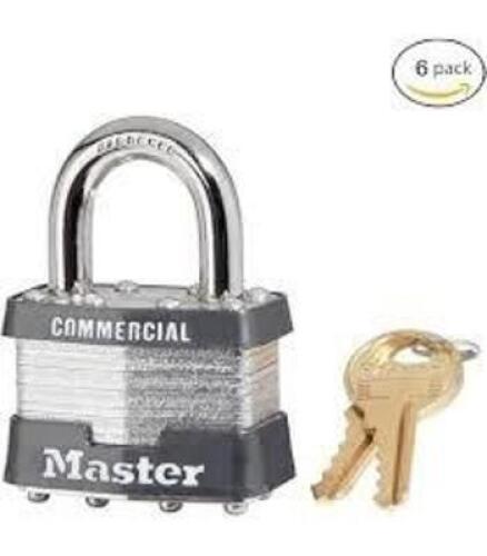 DESCRIPTION: (12) PADLOCKS BRAND/MODEL: MASTER LOCK #A968 INFORMATION: SEE INSPECTION RETAIL$: $19.99 EA QTY: 12