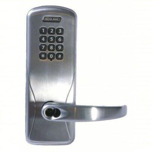 DESCRIPTION: (1) ELECTRONIC KEYLESS LOCK BRAND/MODEL: SCHLAGE ELECTRONICS #28XW09 INFORMATION: CHROME, ADA COMPLIANT, KEYPAD, RIGHT HAND SIZE: 1-3/4"