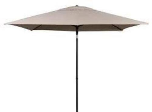 DESCRIPTION: (1) PUSH UP RECTANGULAR UMBRELLA BRAND/MODEL: MAINSTAYS INFORMATION: TAN SIZE: 6 X 7.5' RETAIL$: $300.00 EA QTY: 1