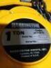 DESCRIPTION: (1) MANUAL CHAIN HOIST BRAND/MODEL: HARRINGTON #NTH010 INFORMATION: YELLOW, 1 TON CAPACITY RETAIL$: $1490.99 EA QTY: 1 - 2