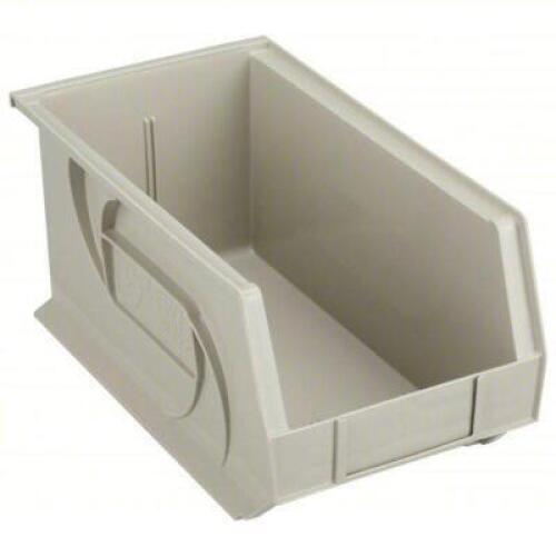 DESCRIPTION: (12) HAND AND STACK BIN BRAND/MODEL: LEWISBINS #21P587 INFORMATION: WHITE SIZE: 8-1/4 X 14-3/4 X 7 RETAIL$: $63.36 TOTAL QTY: 12