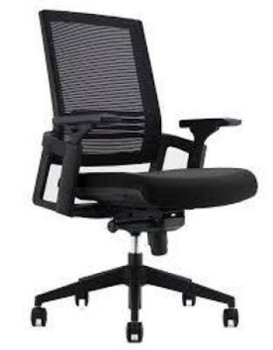 DESCRIPTION: (1) COMPUTER CHAIR WITH ARMS BRAND/MODEL: SEE INSPECTION INFORMATION: BLACK, MESH BACK RETAIL$: $405.00 EA QTY: 1