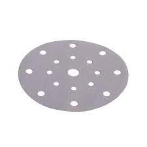 DESCRIPTION: (1) PACK OF (50) SANDING DISCS BRAND/MODEL: MIRKA #2B-647-320 INFORMATION: SILVER SIZE: 5", P320 RETAIL$: $24.95 PER PACK QTY: 1