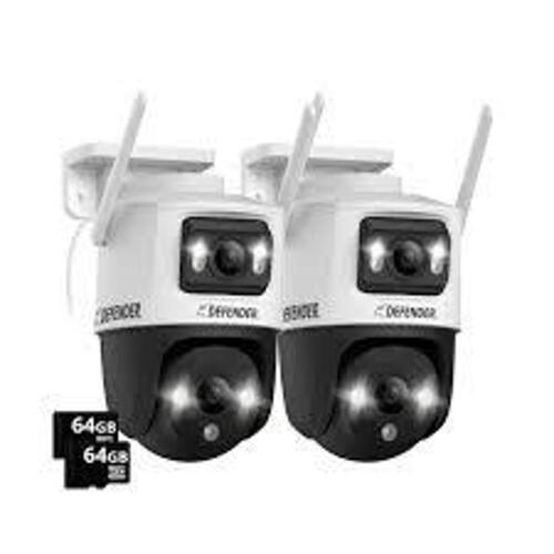 DESCRIPTION: (2) WATERPROOF IR CAMERA BRAND/MODEL: DEFENDER SECURITY #82-22090 INFORMATION: USED, SEE INSPECTION RETAIL$: $416.23 EA QTY: 2