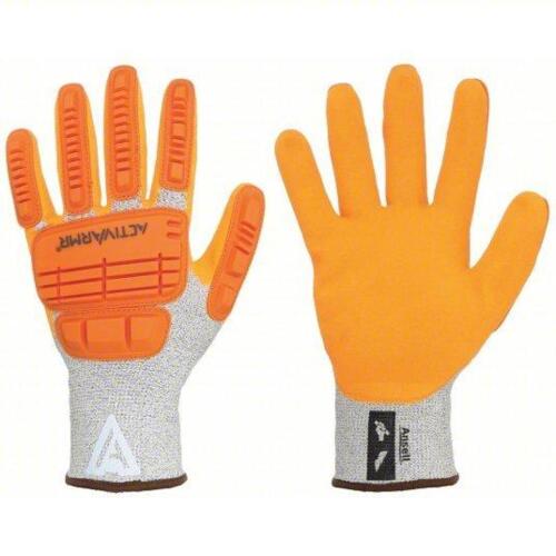 DESCRIPTION: (12) PAIRS OF KNIT GLOVES BRAND/MODEL: ACTIVARMR #416J22 INFORMATION: ORANGE, ANSI LEVEL A3 QTY: 12