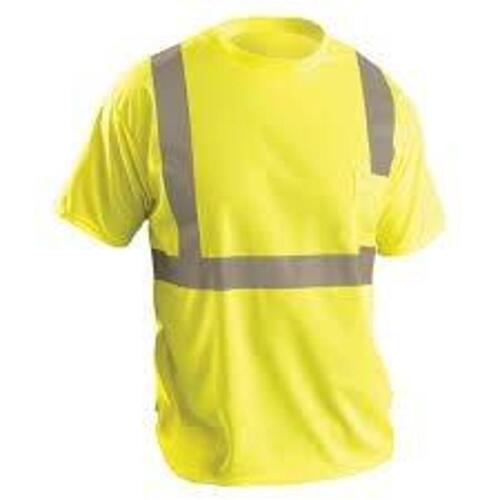 DESCRIPTION: (1) BOX OF APPROX (25) HI-VIZ REFLECTIVE T-SHIRTS BRAND/MODEL: OCCUNOMIX #LUX-SSEPT2B INFORMATION: HI-VIZ, REFLECTIVE SIZE: 4XL RETAIL$: