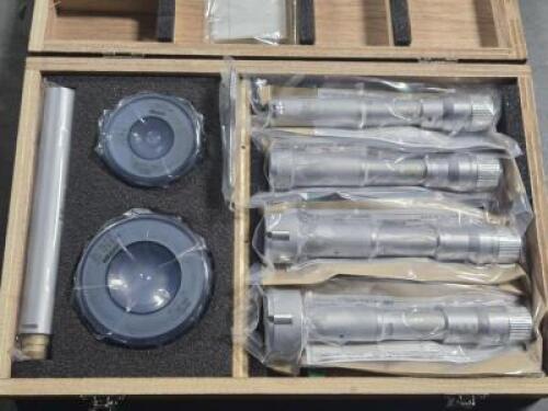 DESCRIPTION: (1)MECHANICAL INSIDE MICROMETER SET BRAND MODEL MITUTOYO 368-992 SIZE: 20-50mm RETAIL$: $3,293.60 QTY: 1