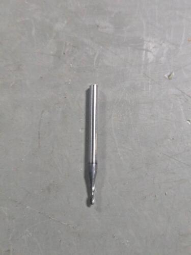 DESCRIPTION: (10) CARBIDE STUB BALL END MILL BRAND MODEL SHARPCARB 84-2063 SIZE: 1/16" DIA RETAIL$: $391.00 QTY: 10