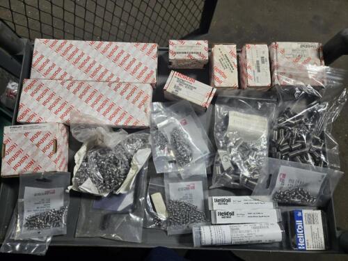 DESCRIPTION: (1) BIN OF MISC, HELICOIL, RECOIL THREAD REPAIR INSERTS AND TOOLS QTY: 1