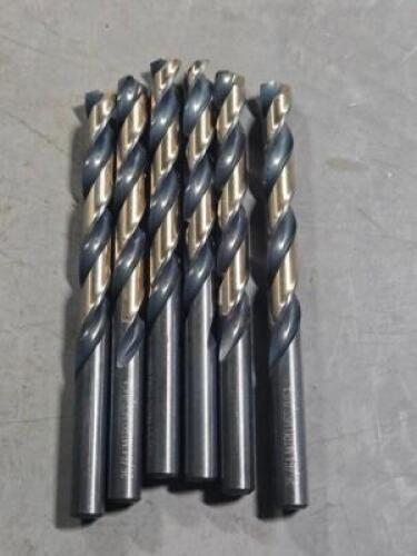 DESCRIPTION: (6) JOBBER DRILL BITS BRAND MODEL NITRO 400N125 SIZE: 25/64" DI A RETAIL$: $35.70 QTY: 6