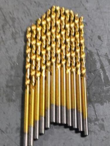 DESCRIPTION: (48) HSS JOBBER DRILL BITS BRAND MODEL WESTWARD 6PRT5 SIZE: #37 RETAIL$: $39.96 QTY: 48