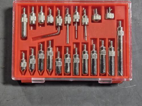 DESCRIPTION: (1) (22 PC) INDICATOR POINT KIT BRAND MODEL VC 605-0022 INFORMATION: BENT STEM CONICAL FLAT POINT RETAIL$: $16.80 QTY: 1
