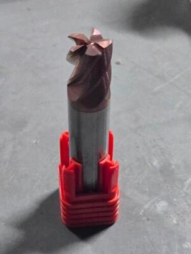 DESCRIPTION: (1) 5 FLUTE CARBIDE END MILL BRAND MODEL FULLERTON 37656 SIZE: 5/8" DIA RETAIL$: $161.99 QTY: 1
