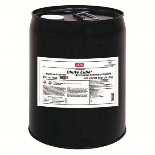 DESCRIPTION: (1) CHUTE LUBE PACKAGE HANDLING LUBRICANT BRAND/MODEL: CRC 03222 SIZE: 5GAL RETAIL$: $584.71 QTY: 1