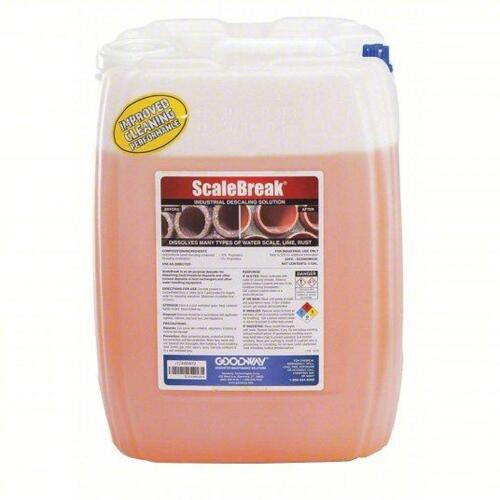 DESCRIPTION: (1) SCALE BREAK HYDOCHLORIC ACID SCALE REMOVER BRAND/MODEL: GOODWAY SCALEBREAK-5 SIZE: 5 GAL RETAIL$: $128.16 QTY: 1