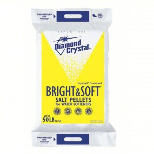 DESCRIPTION: (2) BAGS OF WATER SOFTNER SALT BRAND/MODEL: DIDAMOND CRYSTAL SIZE: 50LBS RETAIL$: $50.80 QTY: 2