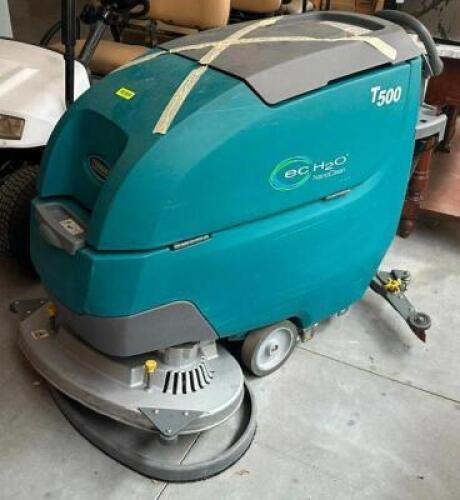 DESCRIPTION: WALK-BEHIND FLOOR SCRUBBER BRAND/MODEL: TENNANT T500 INFORMATION: 183.5 HOURS SIZE: 26-32" LOCATION: BUILDING 2 QTY: 1
