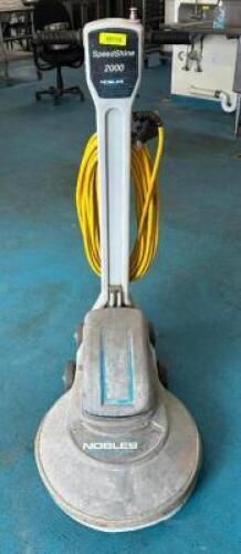 DESCRIPTION: 20" FLOOR BURNISHER BRAND/MODEL: NOBLES SPEEDSHINE 2000 LOCATION: KITCHEN QTY: 1