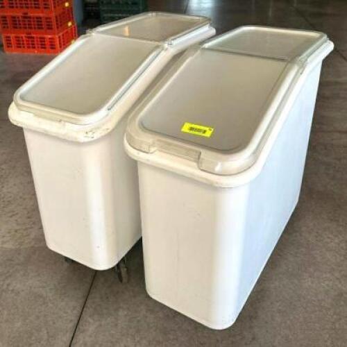 DESCRIPTION: (2) PORTABLE INGREDIENTS BINS LOCATION: 1ST FLOOR QTY: 2