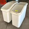 DESCRIPTION: (2) PORTABLE INGREDIENTS BINS LOCATION: 1ST FLOOR QTY: 2