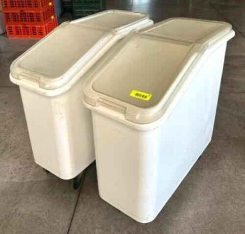 DESCRIPTION: (2) PORTABLE INGREDIENTS BINS LOCATION: 1ST FLOOR QTY: 2