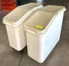 DESCRIPTION: (2) PORTABLE INGREDIENTS BINS LOCATION: 1ST FLOOR QTY: 2