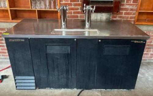 DESCRIPTION: 69" KEGERATOR BEER DISPENSER BRAND/MODEL: TRUE TDD-3 LOCATION: 8TH FLOOR QTY: 1
