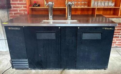 DESCRIPTION: 69" KEGERATOR BEER DISPENSER BRAND/MODEL: TRUE TDD-3 LOCATION: 8TH FLOOR QTY: 1