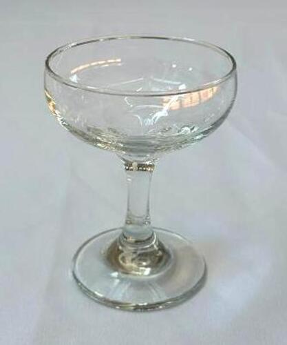 DESCRIPTION: (23) CHAMPAGNE GLASSES LOCATION: 8TH FLOOR QTY: 23