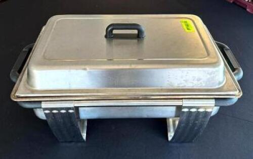 DESCRIPTION: COMPLETE STAINLESS CHAFING DISH WITH LID LOCATION: 6TH FLOOR QTY: 1