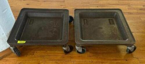 DESCRIPTION: (2) DISH RACK CADDIES LOCATION: 7TH FLOOR QTY: 2