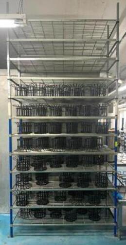 DESCRIPTION: 60" 12-TIER WIRE SHELVING UNIT SIZE: 60"X24"X128" LOCATION: KITCHEN QTY: 1