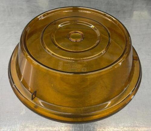 DESCRIPTION: (14) 10.5" PLASTIC PLATE COVERS LOCATION: KITCHEN QTY: 14