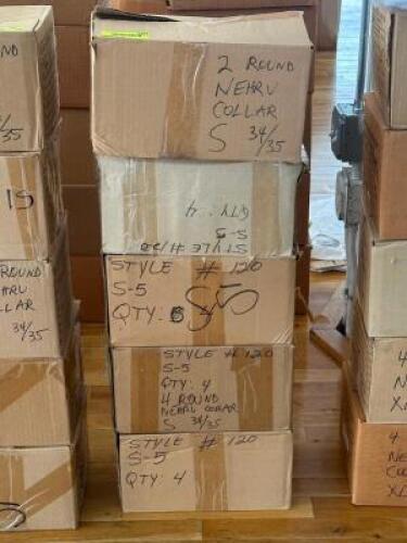 DESCRIPTION: (4) - CASES OF NEW DRESS SHIRTS BRAND / MODEL: SIMCO OR CAPLIN ADDITIONAL INFORMATION: NEW CONDITION. CASES CONTAIN 4 OR 5 SHIRTS. APPROX