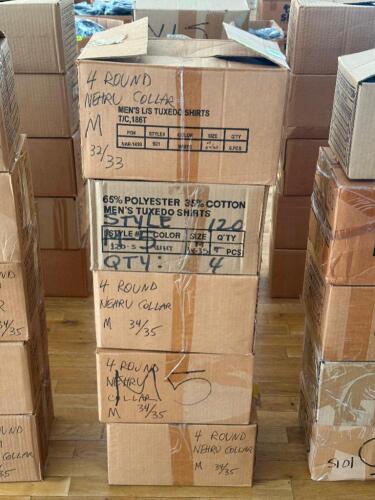 DESCRIPTION: (4) - CASES OF NEW DRESS SHIRTS BRAND / MODEL: SIMCO OR CAPLIN ADDITIONAL INFORMATION: NEW CONDITION. CASES CONTAIN 4 OR 5 SHIRTS. APPROX