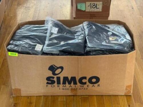 DESCRIPTION: LARGE CASE OF ASSORTED DRESS SLACKS ADDITIONAL INFORMATION: NEW CONDITION. SIZE: ASSORTED THIS LOT IS: ONE MONEY QTY: 1
