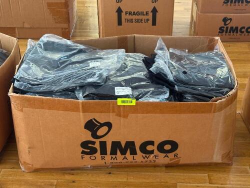 DESCRIPTION: LARGE CASE OF ASSORTED DRESS SLACKS ADDITIONAL INFORMATION: NEW CONDITION. SIZE: ASSORTED THIS LOT IS: ONE MONEY QTY: 1