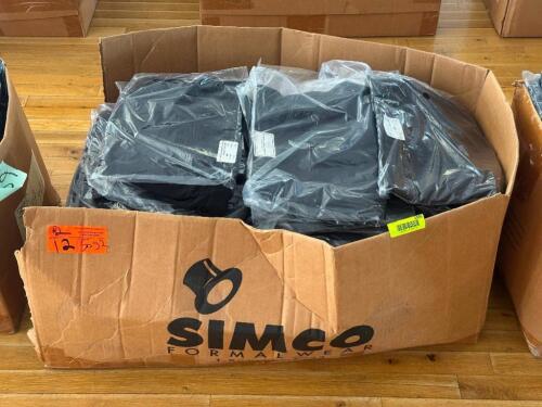 DESCRIPTION: LARGE CASE OF ASSORTED DRESS SLACKS ADDITIONAL INFORMATION: NEW CONDITION. SIZE: ASSORTED THIS LOT IS: ONE MONEY QTY: 1