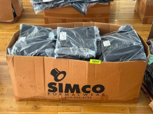 DESCRIPTION: LARGE CASE OF ASSORTED DRESS SLACKS ADDITIONAL INFORMATION: NEW CONDITION. SIZE: ASSORTED THIS LOT IS: ONE MONEY QTY: 1