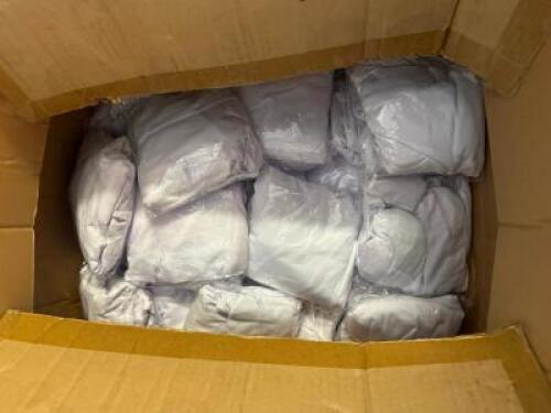 DESCRIPTION (1) BOX OF BLACK CHAIR COVERS. THIS LOT IS: ONE MONEY LOCATION FLOOR 6 QTY 1