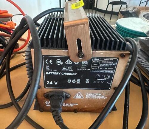 DESCRIPTION 24 VOLT BATTERY CHARGER BRAND / MODEL: HB600-24B LOCATION FLOOR 6 QTY 1
