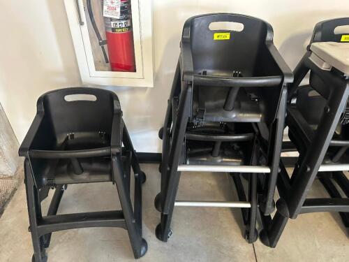 DESCRIPTION (3) PLASTIC HIGH CHAIRS THIS LOT IS: SOLD BY THE PIECE LOCATION FLOOR 6 QTY 3