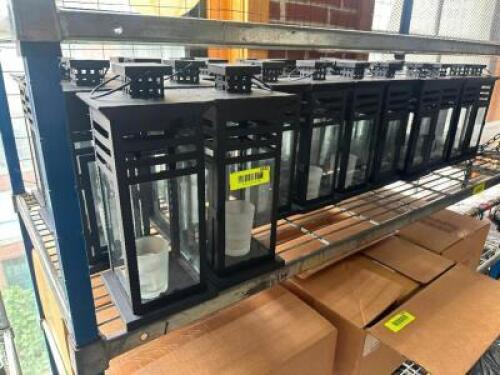 DESCRIPTION (22) LANTERN CENTER PIECES. THIS LOT IS: SOLD BY THE PIECE LOCATION FLOOR 6 QTY 22