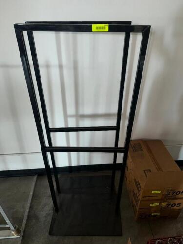 DESCRIPTION (2) METAL SIGN STANDS THIS LOT IS: SOLD BY THE PIECE LOCATION FIRST FLOOR QTY 2