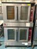DESCRIPTION: DOUBLE-STACK CONVECTION GAS OVEN ON CASTERS BRAND/MODEL: SOUTHBEND LOCATION: KITCHEN QTY: 1