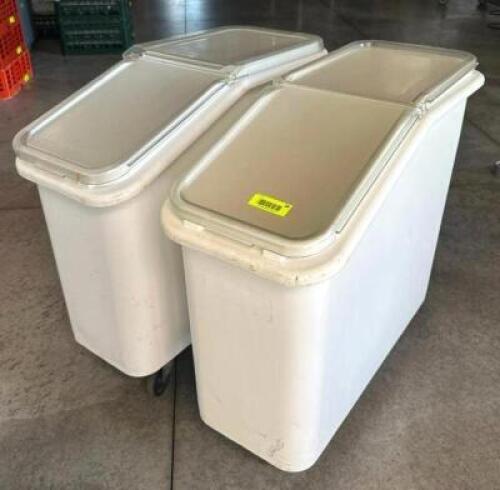 DESCRIPTION: (2) PORTABLE INGREDIENTS BINS LOCATION: 1ST FLOOR QTY: 2